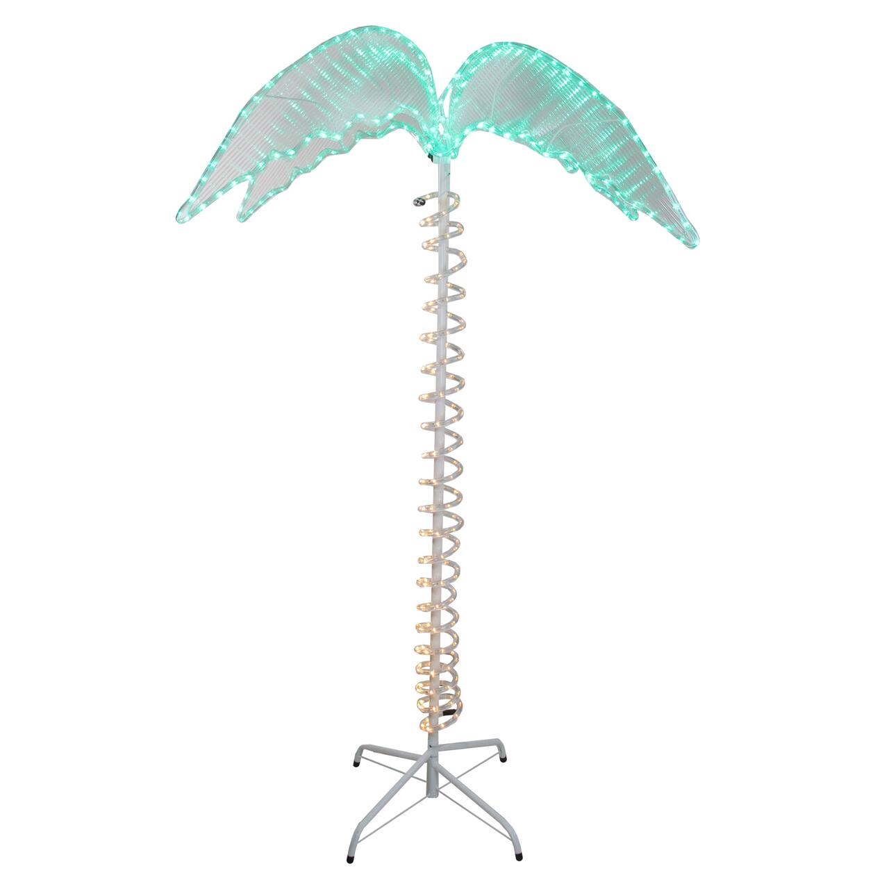 7ft. Pre-Lit Tropical Palm Tree Outdoor Decoration with Rope Lights